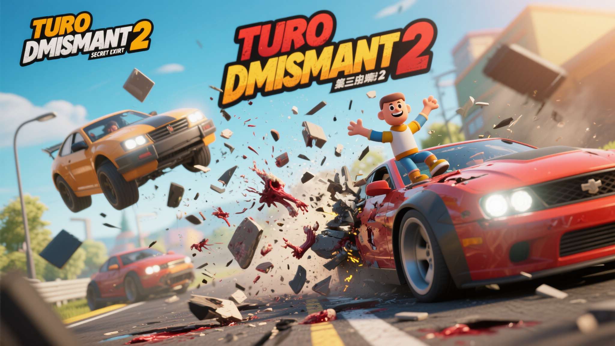 turbodismount2下载安装 《Turbo Dismount 2》是由芬兰独立游戏工作室 Secret Exi