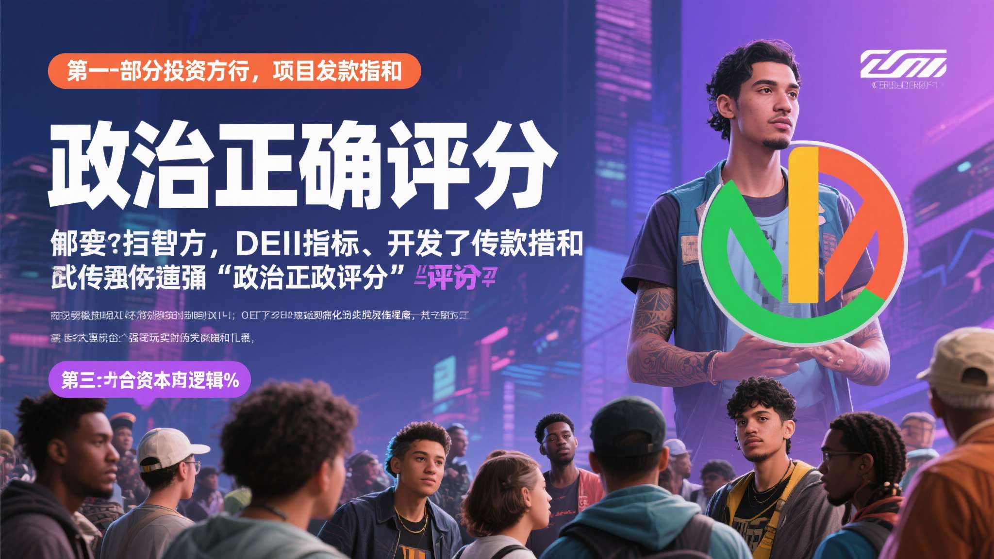 急头白脸吃一顿得多少钱小品 第三,迎合资本逻辑。 部分投资方将DEI指标与项目拨款挂钩,开发商为维持"政治正